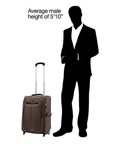 Travelpro Maxlite 5 22x22 Expandable Carry-On Rollaboard, Mocha