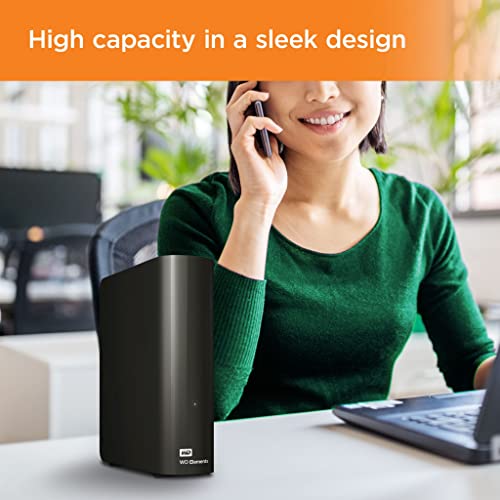 WD 22TB Elements External Hard Drive, Desktop HDD storage, USB 3.0 compatible, Fast Transfer rates, Easy add on storage for all your pictures, videos, music and documents, Black