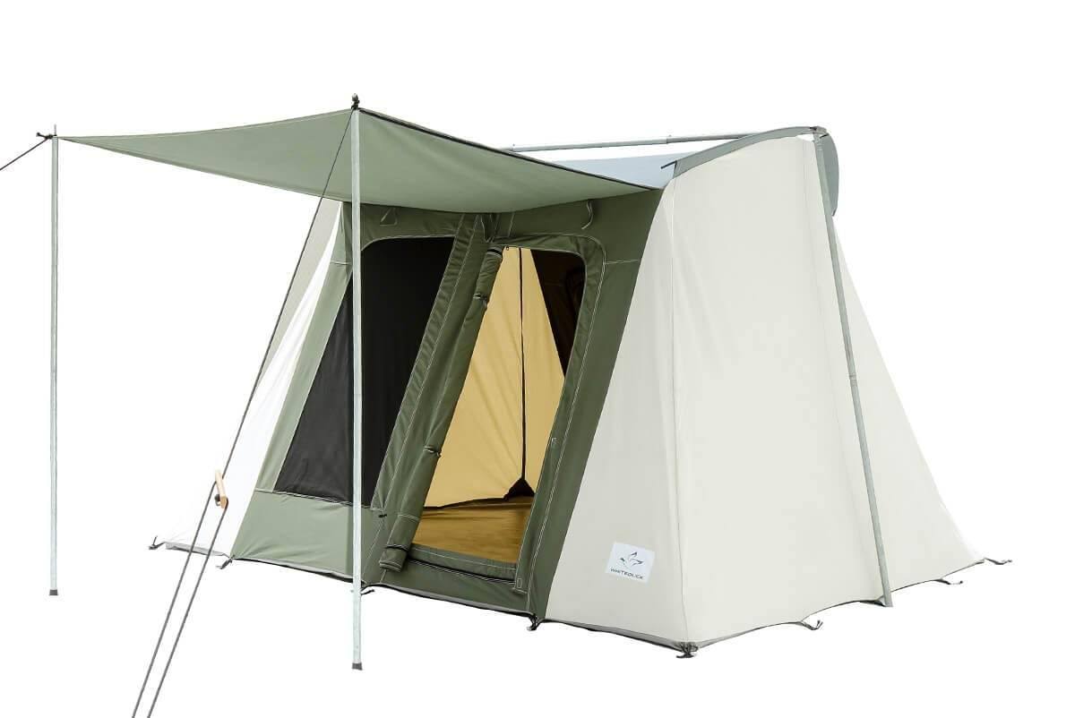 Family Cabin Tents | Cotton Canvas | Basic 10x10 | Camping u0026 Glamping Brown