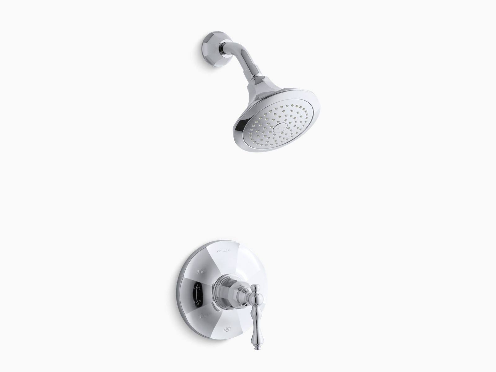 Kohler TS13493-4E-CP Kelston Rite-Temp Shower Valve Trim with Lever