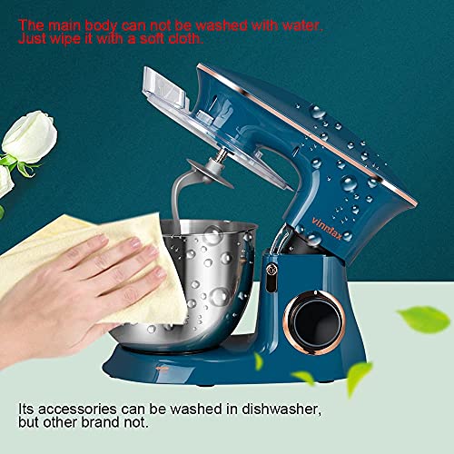 Stand Mixer, Vinmax Electric Kitchen Mixer Food Mixer with 8.5QT Stainless Steel Mixing Bowl, Tilt-Head Mixer 6-Speed Kitchen with Dough Hook, Beater, Whisk for Baking, Cakes, Frosting