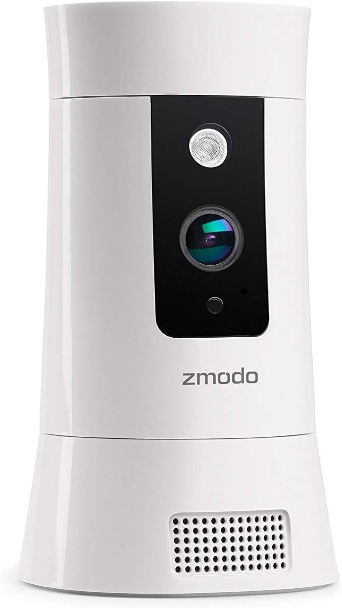 Zmodo Torch 360 Smart Home Garden Door Light Wireless Camera, Outdoor Wide Angle, Motion Alert, Silver