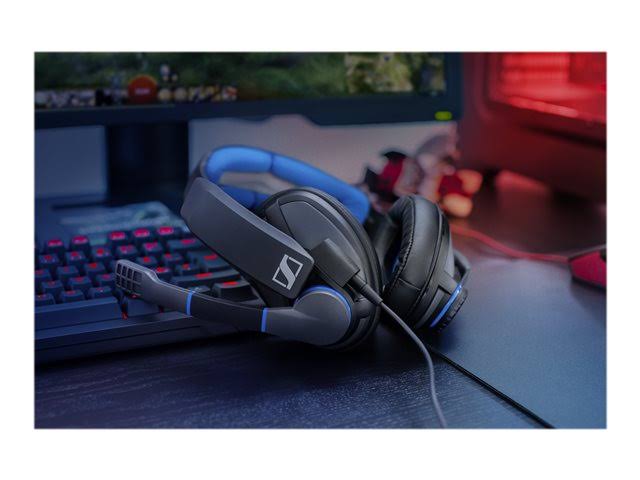Sennheiser GSP 300 Closed Acoustic Gaming Headset - Black/Blue