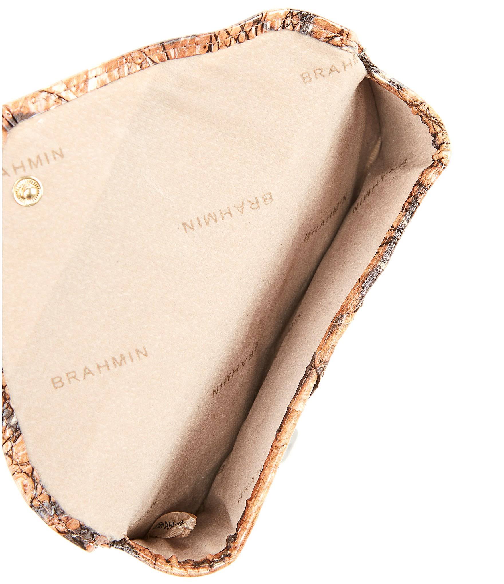 Brahmin Melbourne Collection Crocodile Embossed Eyeglass Case - Feline