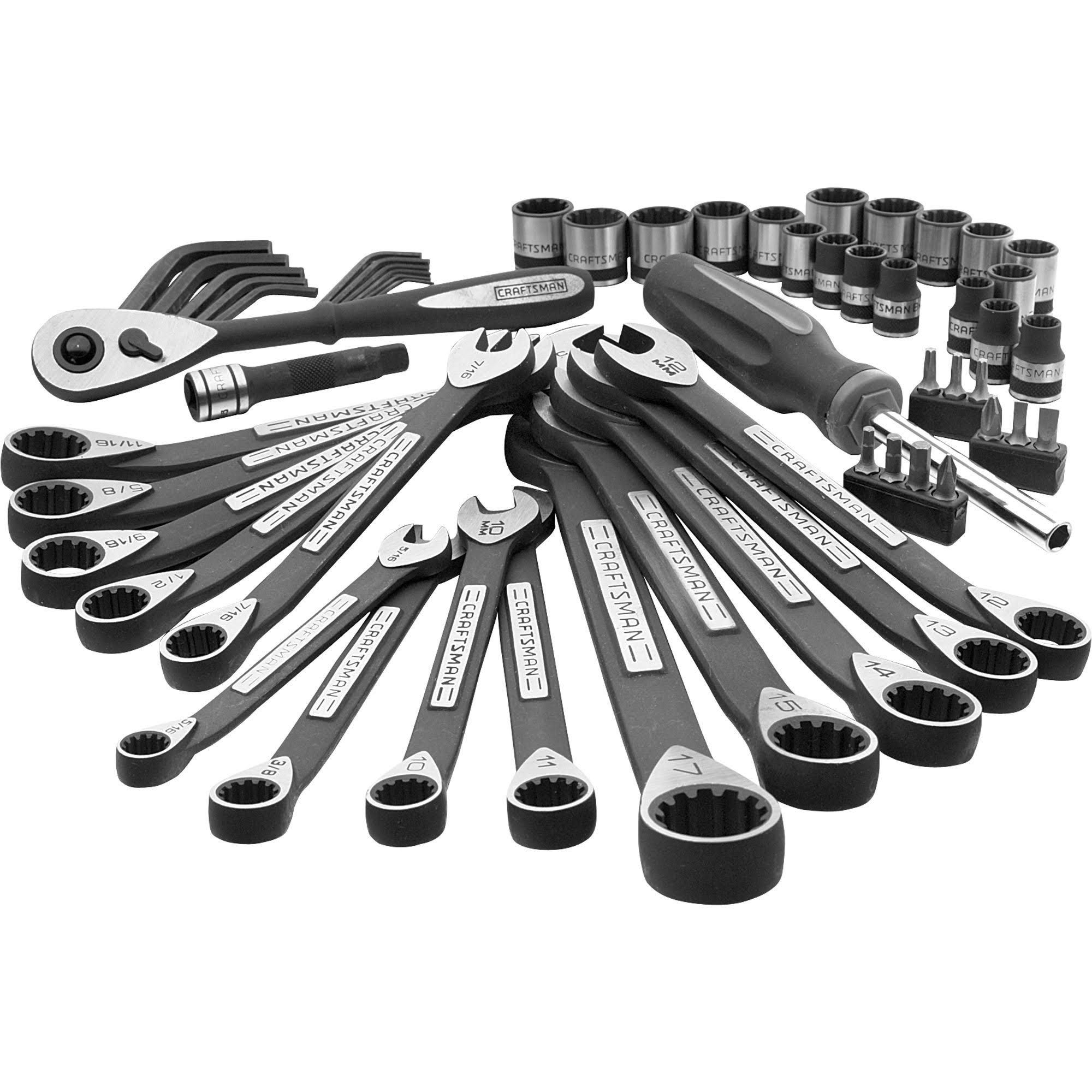 Craftsman 56-Piece Universal Mechanics Tool Set