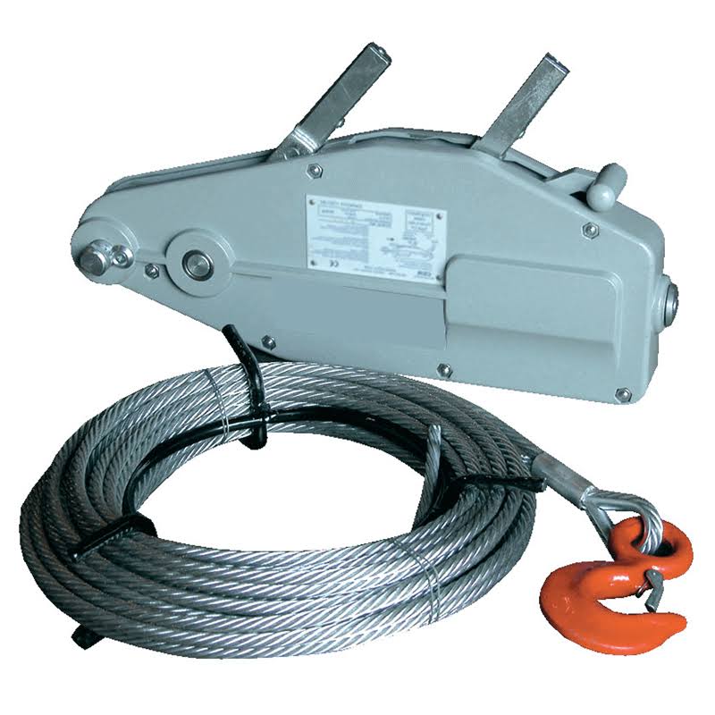 Vestil WALL-D Wall Mounted Hand Winch - Double