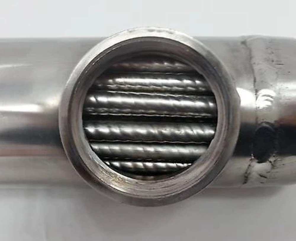 1,200,000 BTU Stainless Steel Tube & Shell Heat Exchanger for Pools/Spas ss
