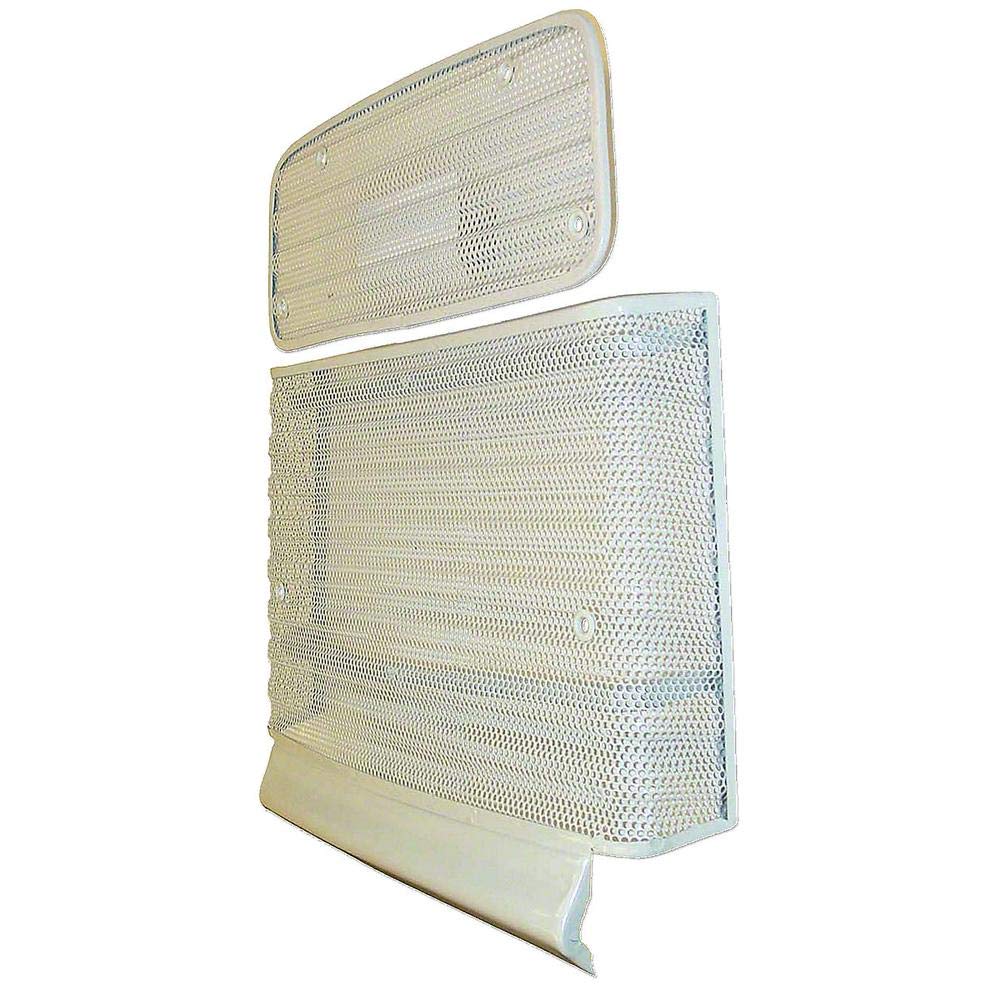 C5NN8202AA 2-Piece Front Grill Fits Ford 2000 3 Cylinder 3000 4000 3 Cylinder 5000