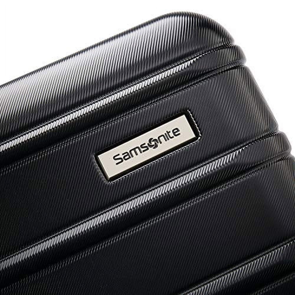 Samsonite Omni 2 Hardside Expandable Luggage with Spinner Wheels, Midnight Black, 3-Piece Set (20/24/28)