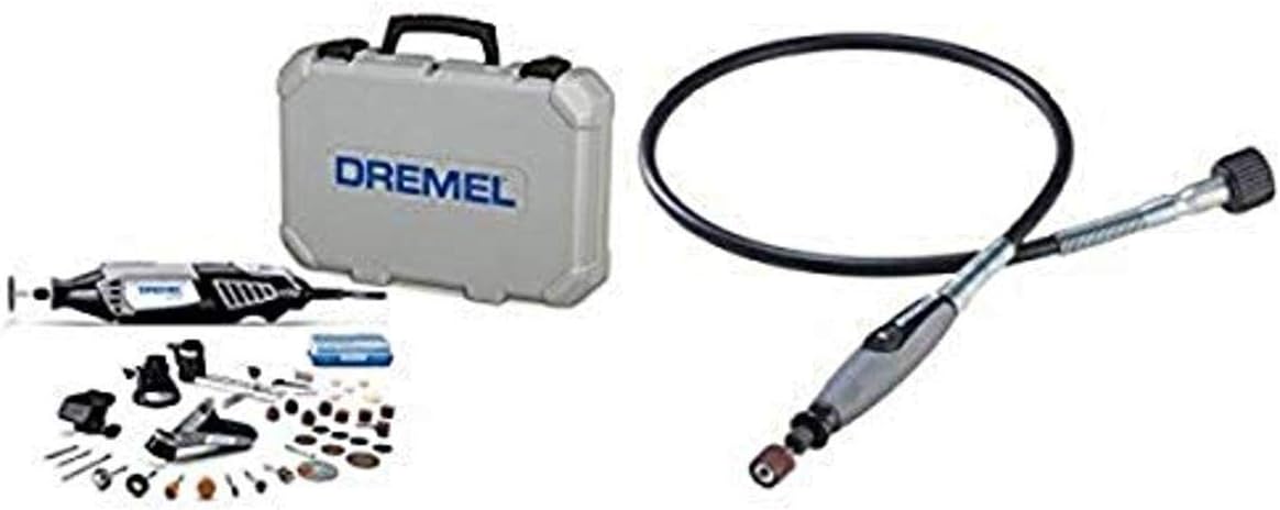 Dremel 4000-2/30 High Performance Rotary Tool Kit- 2 Attachments & 30 Accessories- Grinder, Sander, Engraver- Perfect for Routing, Black, Full Size, 32 Piece Kit Pack of 2