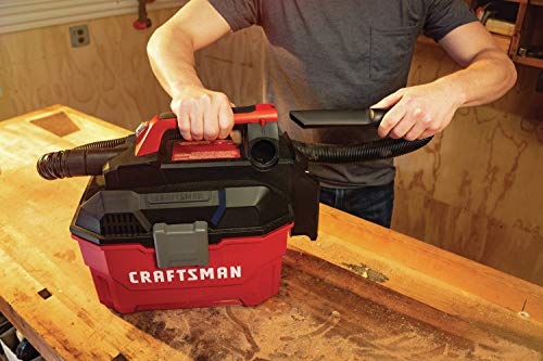 CRAFTSMAN V20* Cordless Shop Vac, 2 Gallon, Wet/Dry, Tool Only (CMCV002B)