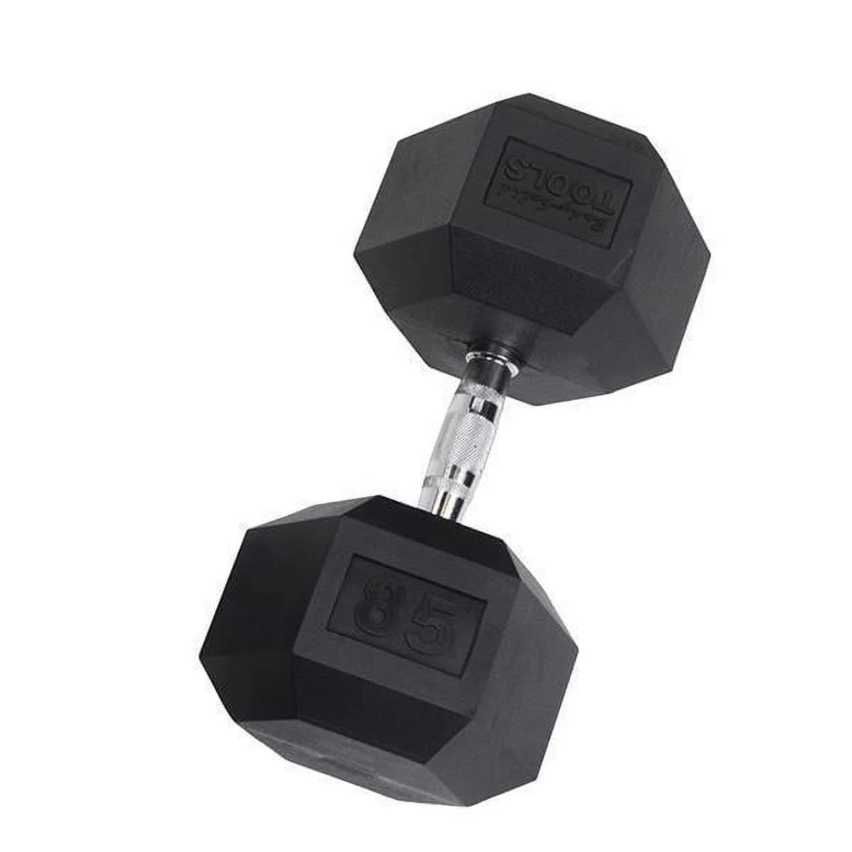 Rubber Coated Hex Dumbbells 55 lb.