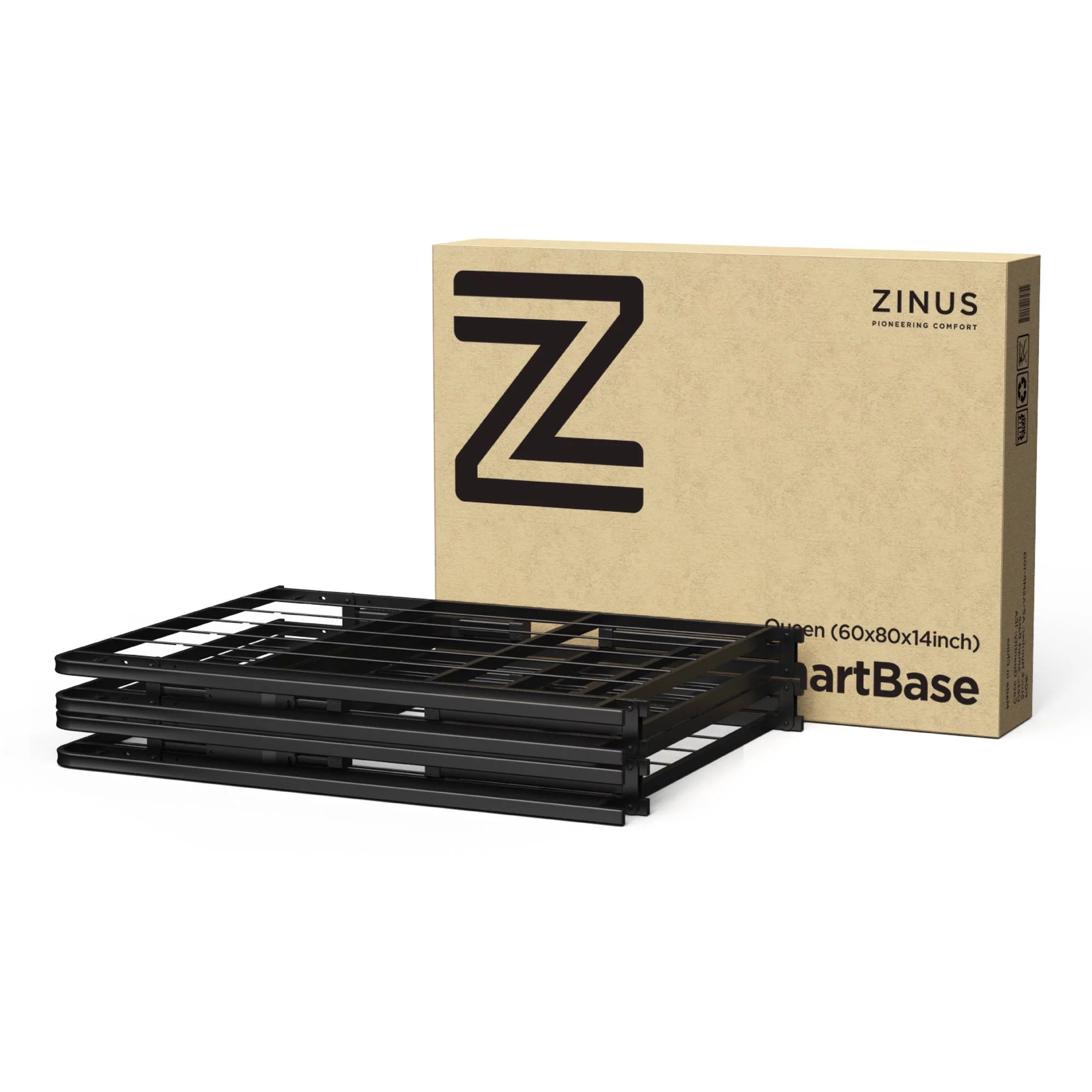 Zinus 14" Metal SmartBase® Heavy-Duty Mattress Foundation, Adult, Queen