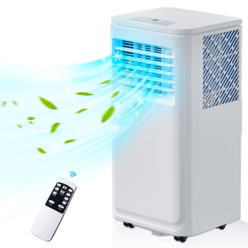 VITESSE 8000/10000 BTU Portable Air Conditioners, Air Conditioner with Remote for Room up to 350 Sq Ft, 3-IN-1 Portable AC Unit w/Humidifier, Fan Functions & 24H Timer