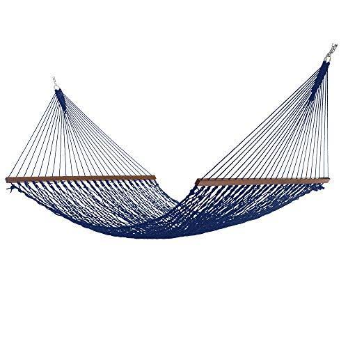 Hatteras Hammocks Deluxe DuraCord Rope Hammock - Navy