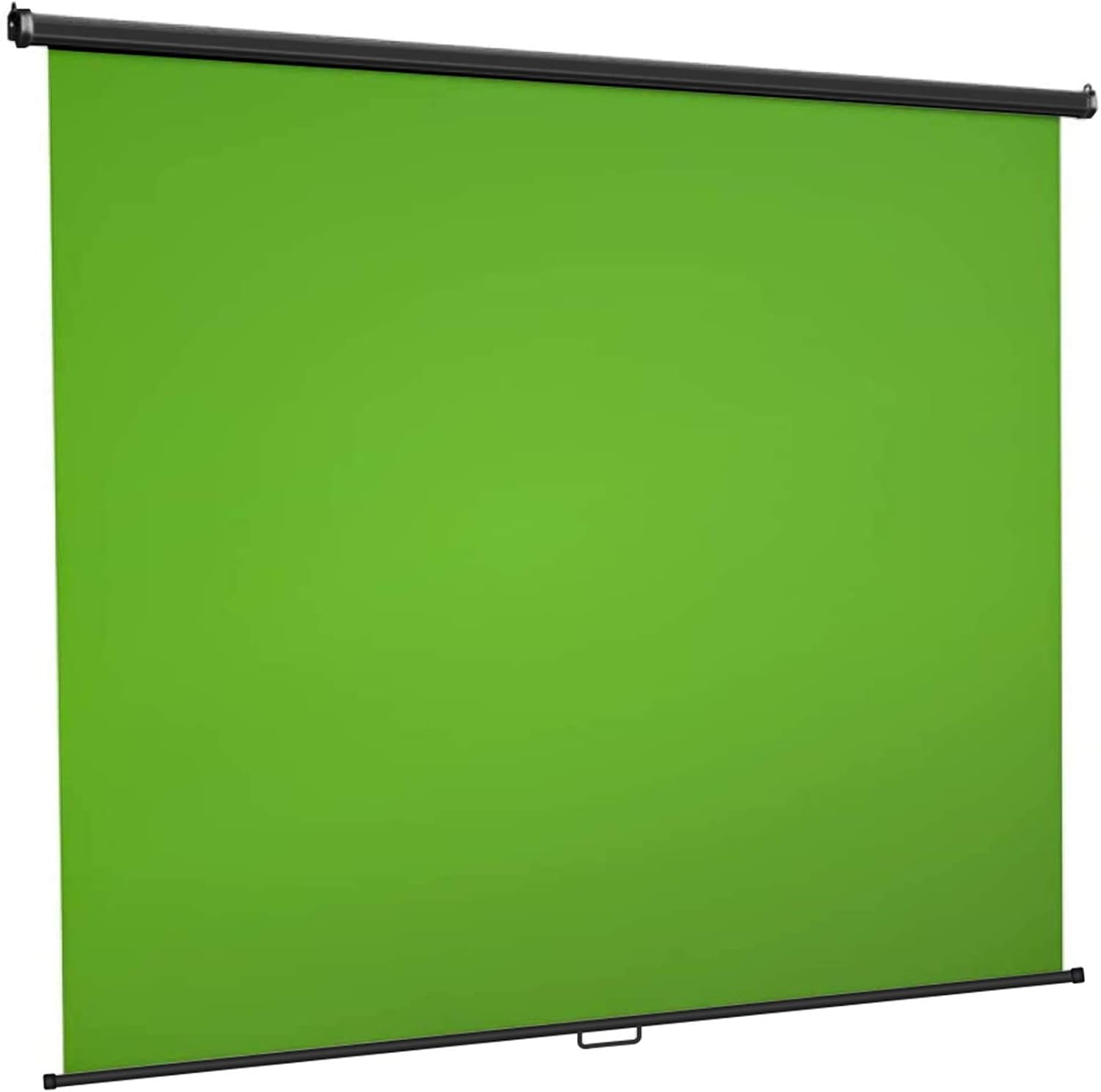 Green Screen Backdrop,59''x59'',Wall-Mounted Pull-Down Retractable Style,Chromakey Panel for Photo Backdrop Video Studio, Solid Aluminium Metal Casing,for Photo Video, Virtual Studio, Studio Photo ect