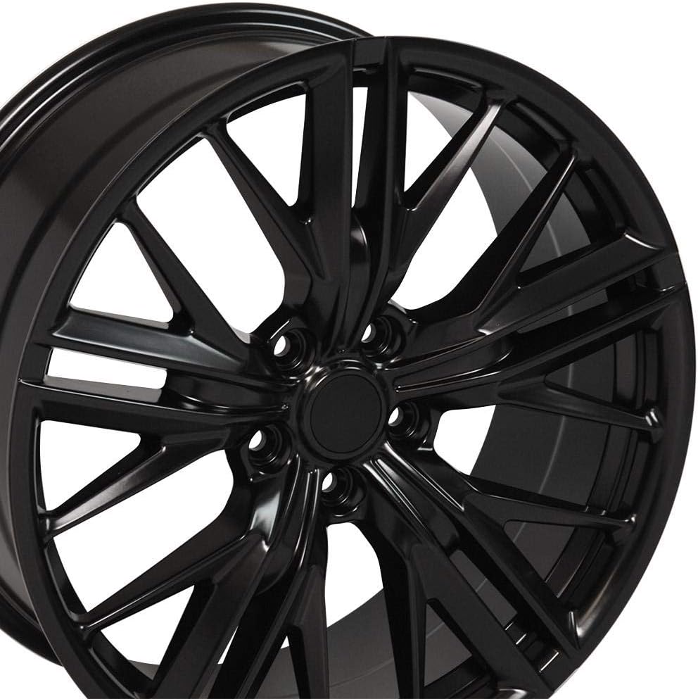 OE Wheels LLC 20 inch Rim Fits 5x120 Camaro CV25 20x8.5 Satin Black Wheels Hollander: 5773