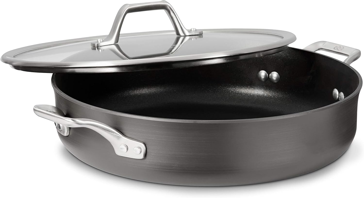 Calphalon Signature Hard-Anodized Nonstick 12-Inch Fry Pan with Cover