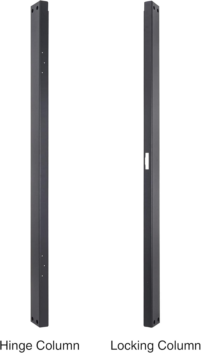 Sound Town 30U Universal Steel Rack, w/ 3 Locking Casters, Vented Side Panels for Audio Video, Server and Network Equipment (STRK-M30U)