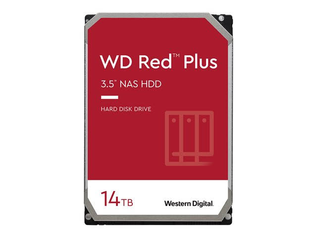 WD WD140EFGX Red Plus 14 TB Hard Drive - 3.5x22 Internal - SATA (SATA/600)