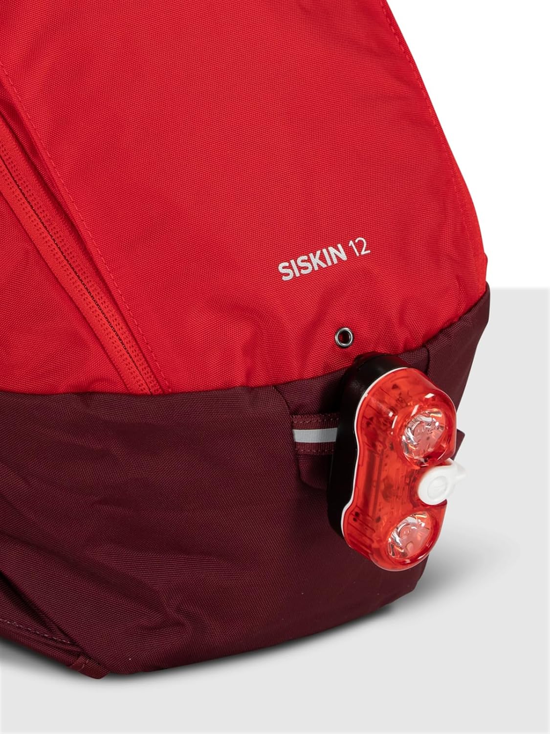 Osprey Siskin 12L Men's Biking Backpack with Hydraulics Reservoir, Ultimate Red