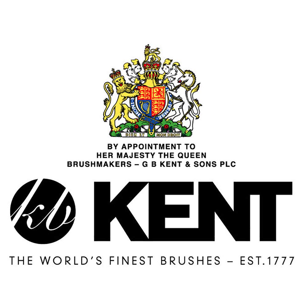 Kent BLK4 Shaving Brush, Handcrafted Silver Tip Badger Bristle and Black Base Shave Brush, for Shave Cream and Shaving Soap for a Perfect Lather, Kent Luxury Shaving Since 1777. Made in England