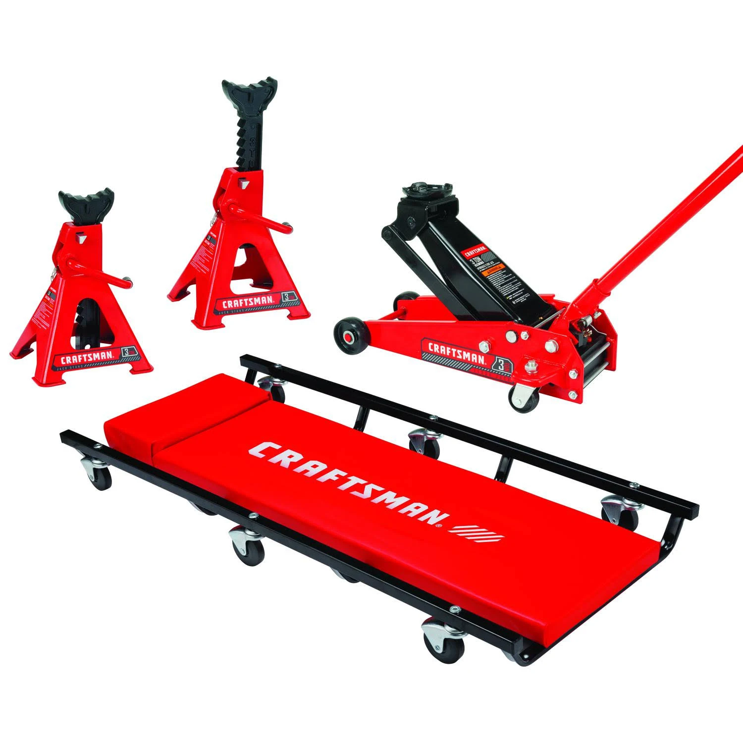 Craftsman Manual 3 Ton Automotive Floor Jack Set - Megean