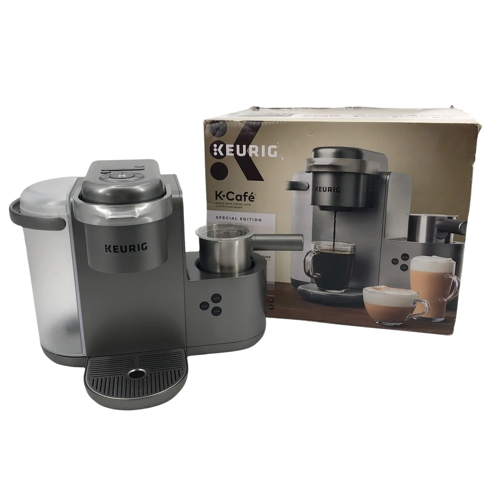 Keurig K-Café Special Edition 1 Serve Coffee, Latte & Cappuccino Maker #U3378 Used