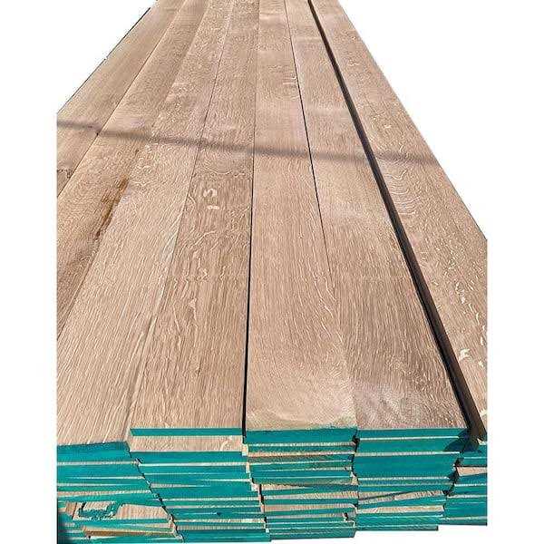 Swaner Hardwood 1 in. x 2 ft. Quarter Sawn White Oak S4S Hardwood Board - Shop Hardware Tools Online Store