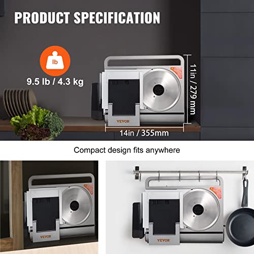 VEVOR Commercial Meat Slicer