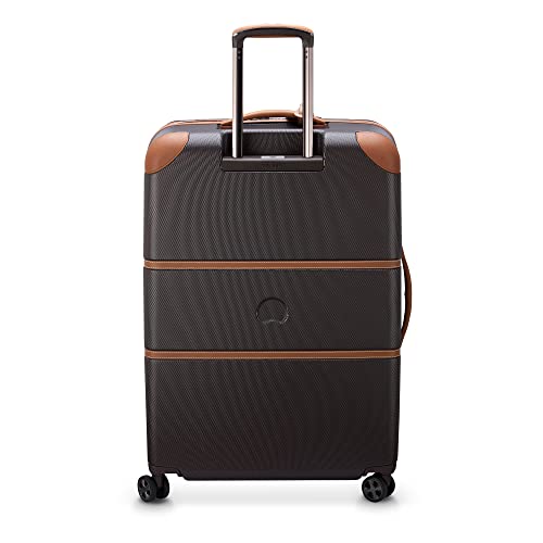 DELSEY PARIS Chatelet Air 2.0 Hardside Luggage with Spinner Wheels, Angora, Checked-Large 28 Inch