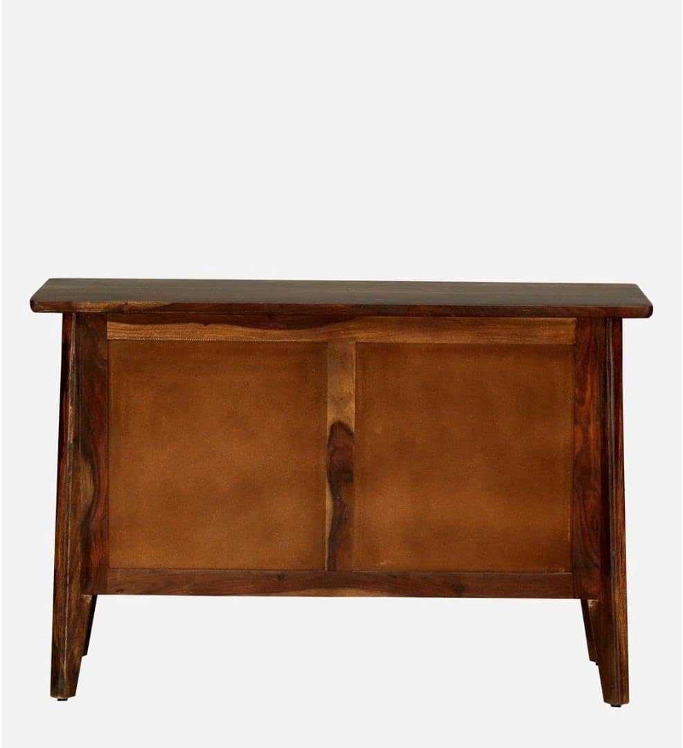 Classic Mango Wood Chest of 4 Drawer Provincial Teak Finish Cabinet Storage Units,Indian Solid Wood,Living Room Bedroom Furniture,Hand Carved Chest of Drawers Modern Chest of Drawers