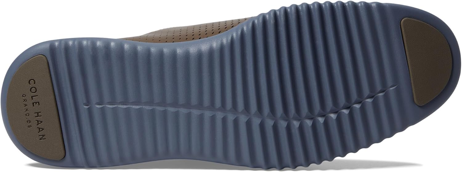 Cole Haan Men's 2.Zerogrand Laser Wing Tip Oxford Lined Loafer, Morel/Folkstone Gray, 12