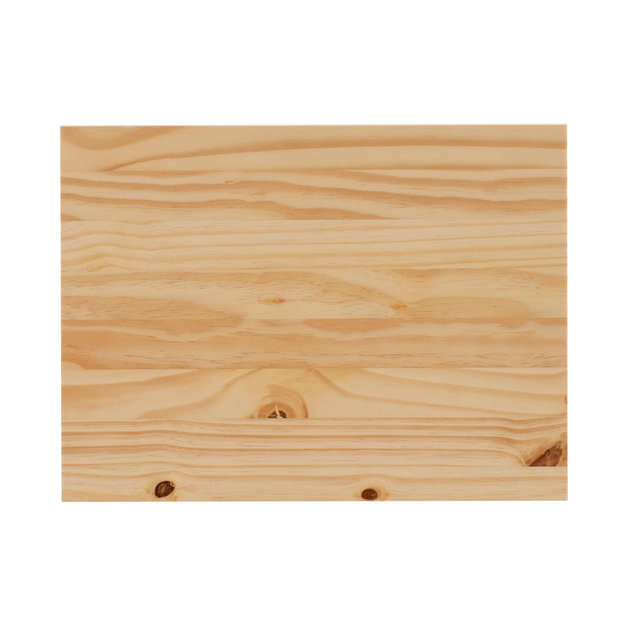 Cary Six Drawer Wide Roll Cart, Natural Linon