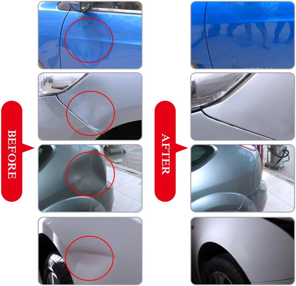 Paintless Dent Repair Hail Removal T Bar Slide Hammer Glue Puller Tabs Car Body Tools Pack of 2