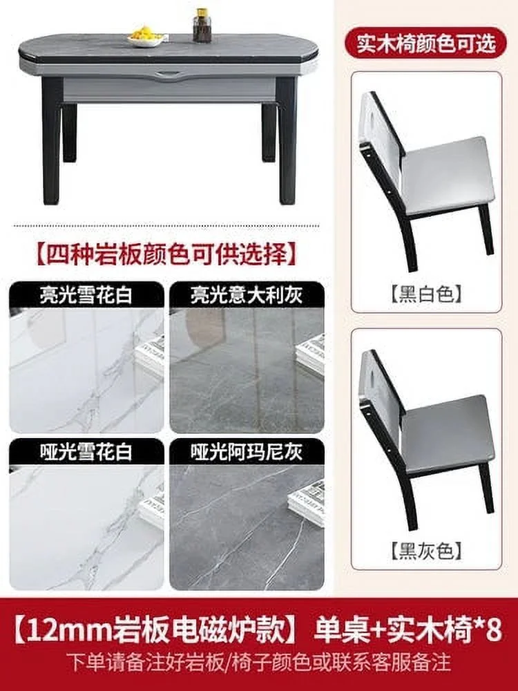 Luxury Modern Dining Tables Extendable Wooden Living Room Kitchen Dining Tables Coffee Nordic Mesa Comedor Home Furniture SR50DT