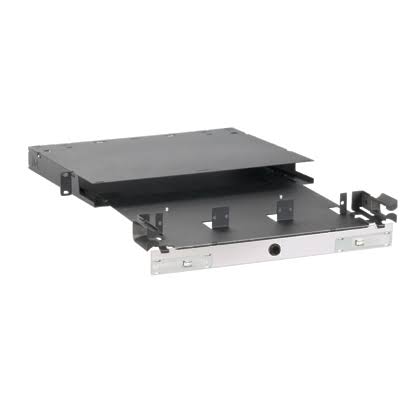 Panduit Opticom Rack Mount Fiber Enclosure Rack cable enclosure - 1U - Black FRME1U