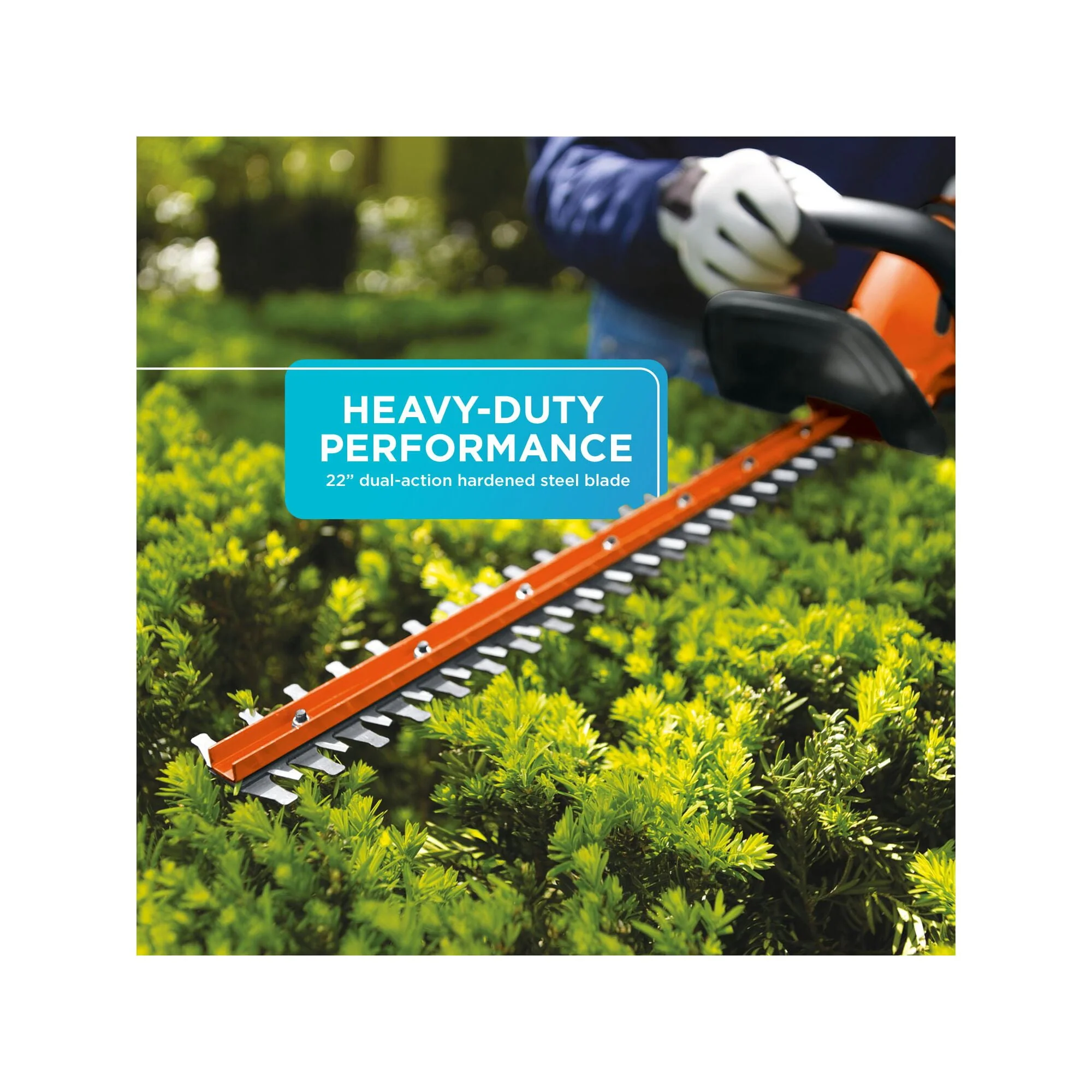 BLACK+DECKER LHT2220 20V MAX* Cordless Lithium 22 in. Hedge Trimmer