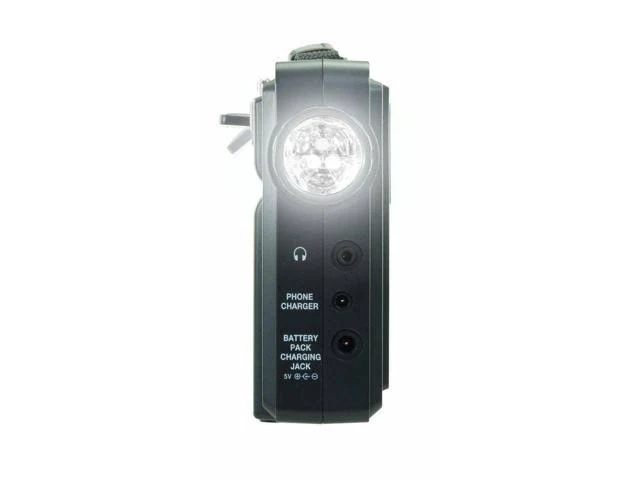 C Crane Solar Observer Emergency Portable Radio with Crank u0026 Flashlight