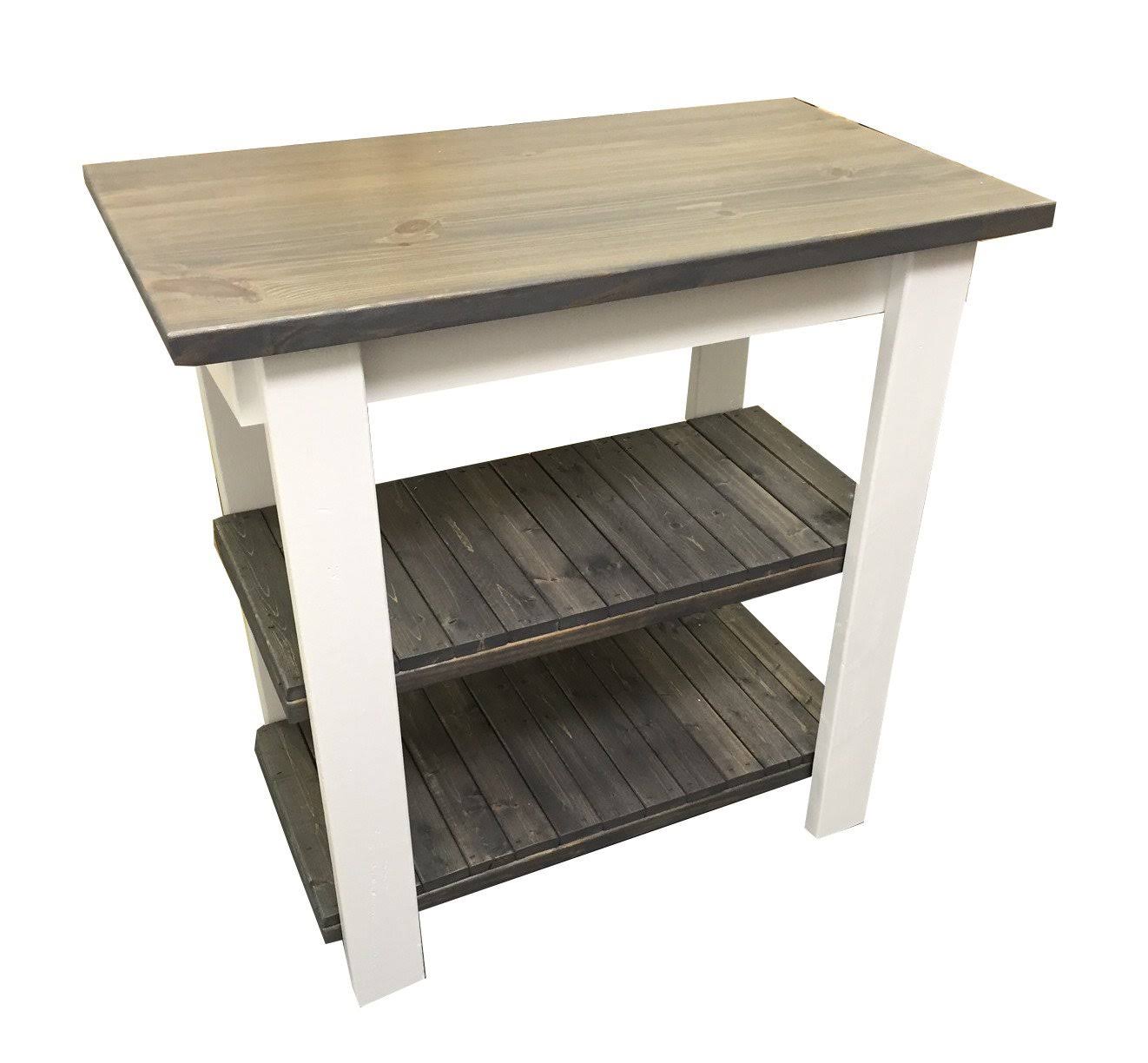 Cottage Kitchen Island 30x22