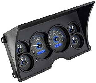 Dakota Digital 88 - 94 Chevy / GMC Pickup Truck Analog Dash Gauges Carbon Fiber Blue VHX-88C-PU-C-B