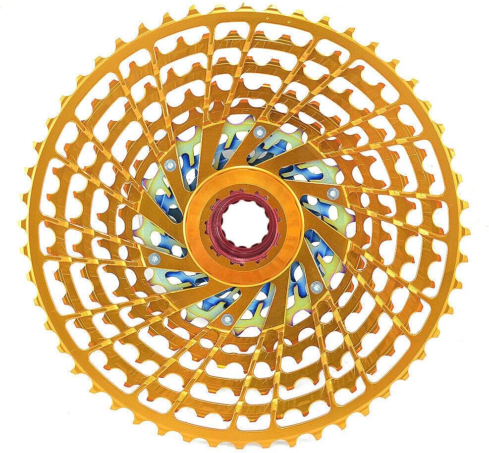 12 Speed Cassette 9-52 Teeth for SRAM XD Body, Gold, KCS12-001G, SK2040-T