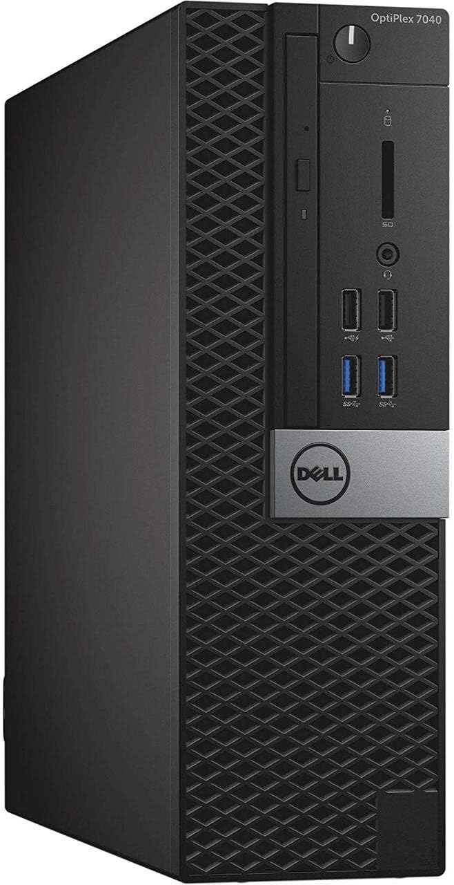 Dell Optiplex 7040 Small Form Desktop, Intel Quad Core i7 6700 3.4Ghz, 32GB DDR4, 512GB NVMe PCIe M.2 SSD, HDMI, Windows 10 (Renewed)