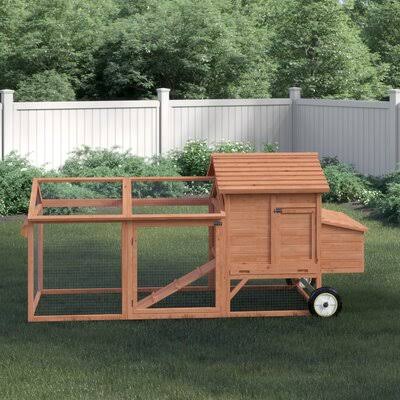 Archie u0026 Oscar Bayer Wheeled Tractor Hen House Chicken Coop with Chicken Run