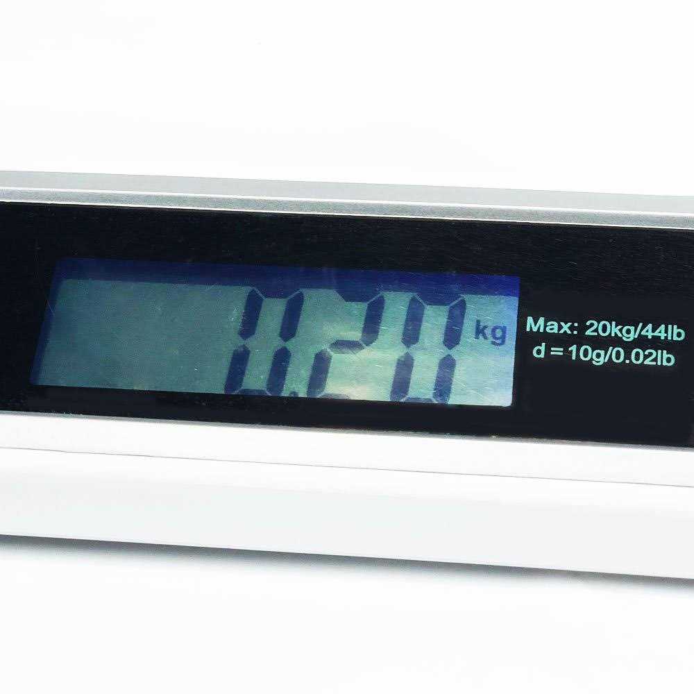 Digital Portable Pet Dog Cat Scale 44 lb x 0.22 lb by IBE SUPPLY