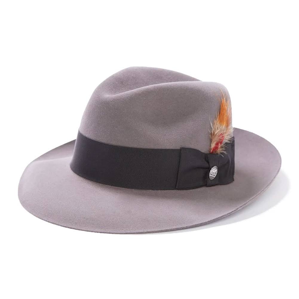 Stetson Temple - Fedora Hat TFTMPL Caribou - 7 3/8 Fur Felt