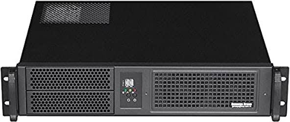 PLINKUSA RACKBUY 2U(2x5.25+2x3.5 HD) Rackmount Chassis(14.96x22 Deep)(Micro-ATX/Mini ITX)(NO Power Supply,No System and Case Onl