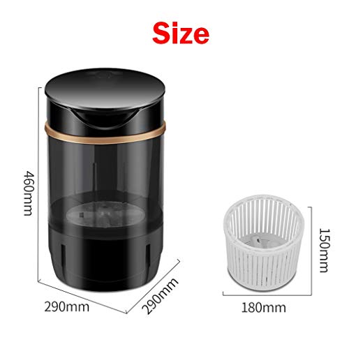YXCKG Apartment Laundry Machine, Washer Machine Mini, Portable Washer and Dryer, Spin Drain Basket, Washing Small Clothes, Energy-Saving, 240 Watts Power, Space Saving