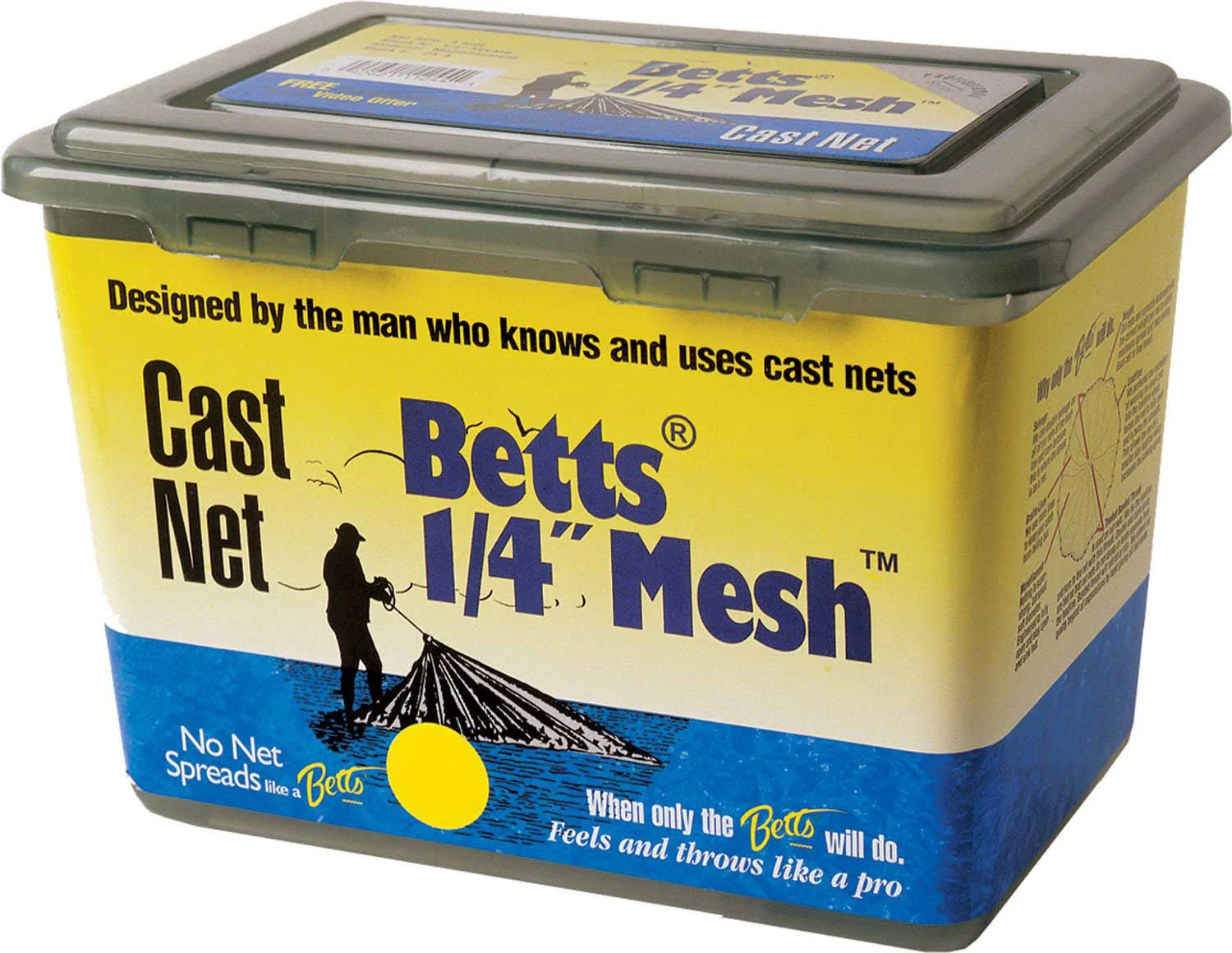 Betts 1/4&& Mesh Cast Net