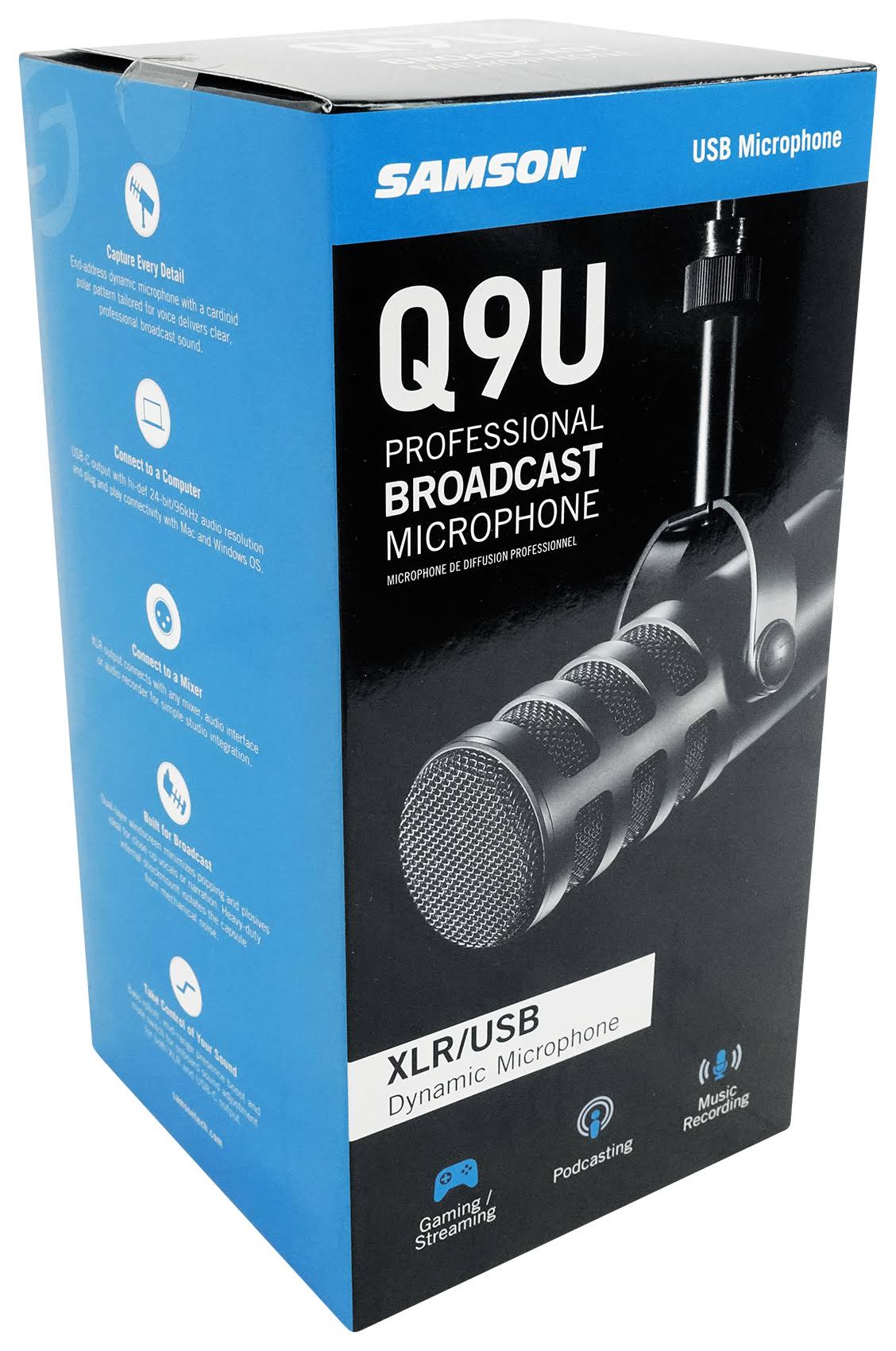 Samson - Q9U XLR/USB Dynamic Broadcast Microphone